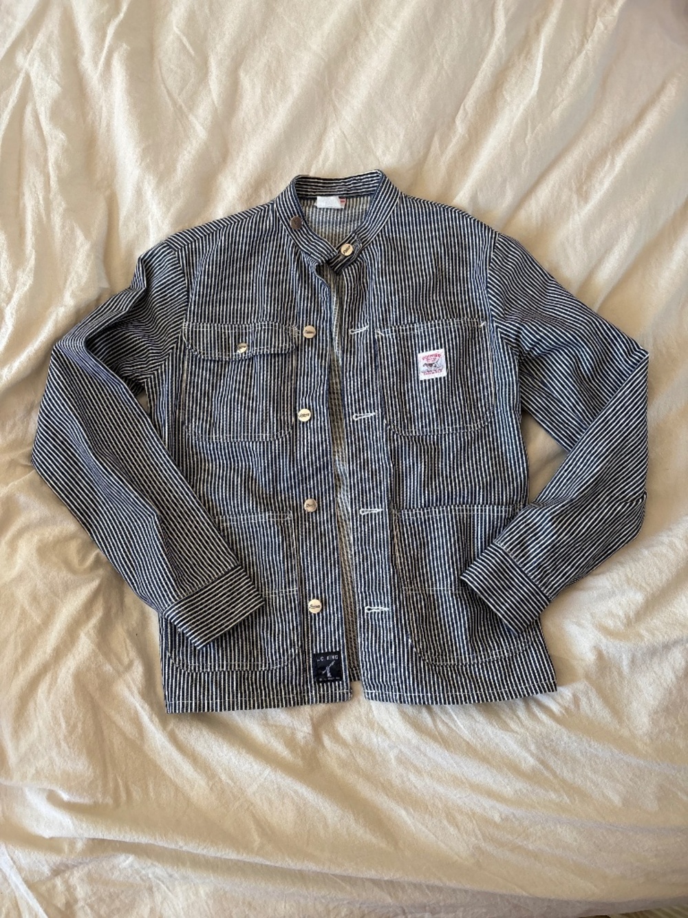 L. C. King Pointer Brand XS Chore Jacket, made in USA. 100% cotton